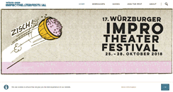 Desktop Screenshot of improtheaterfestival.de