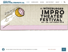 Tablet Screenshot of improtheaterfestival.de